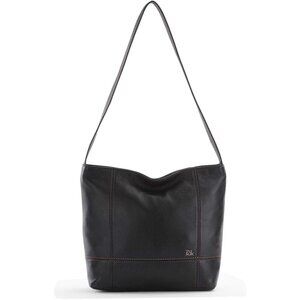 De Young Women's Black Leather Hobo Bag Stylish & Spacious with Recycled Lining